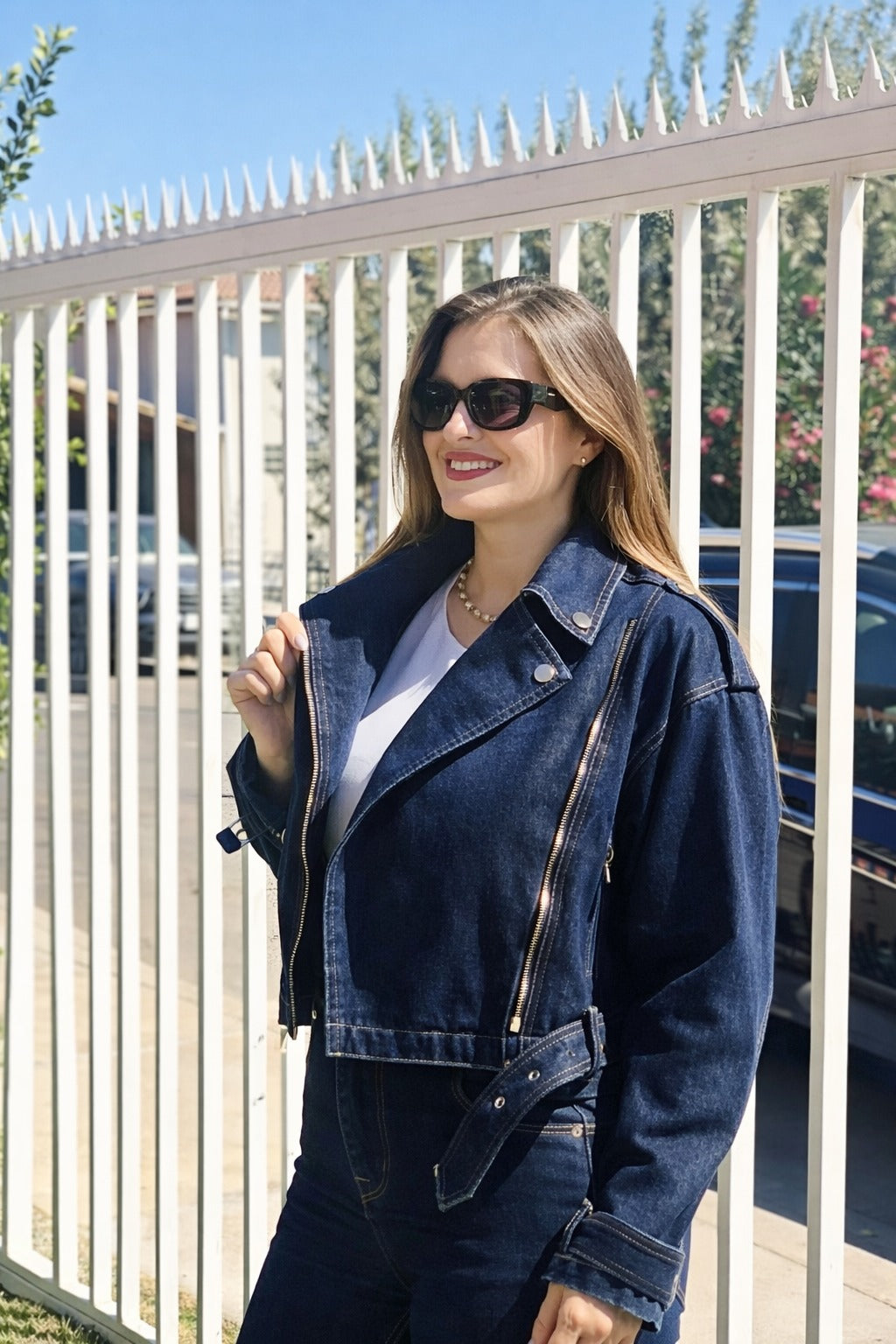 Chaqueta Mezclilla azul
