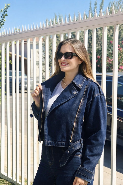 Chaqueta Mezclilla azul